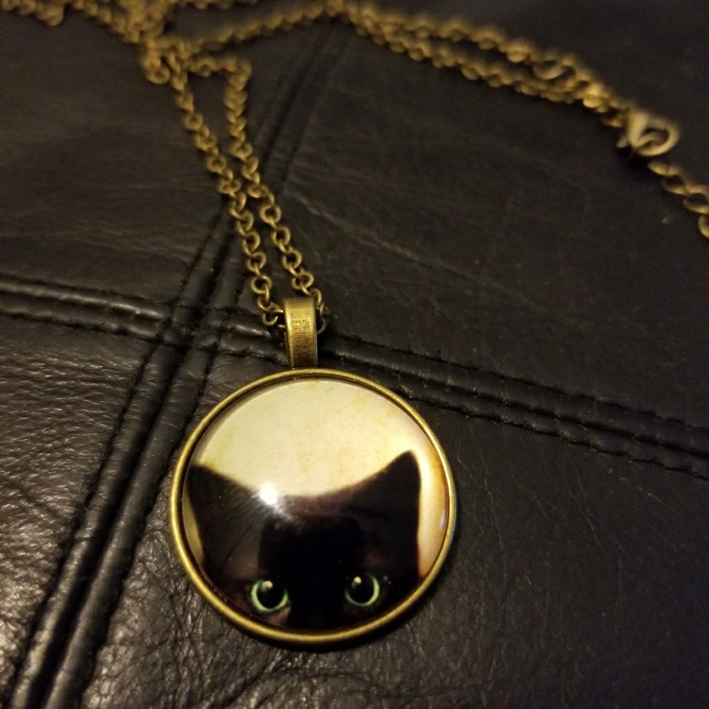 Cat Necklace vintage New